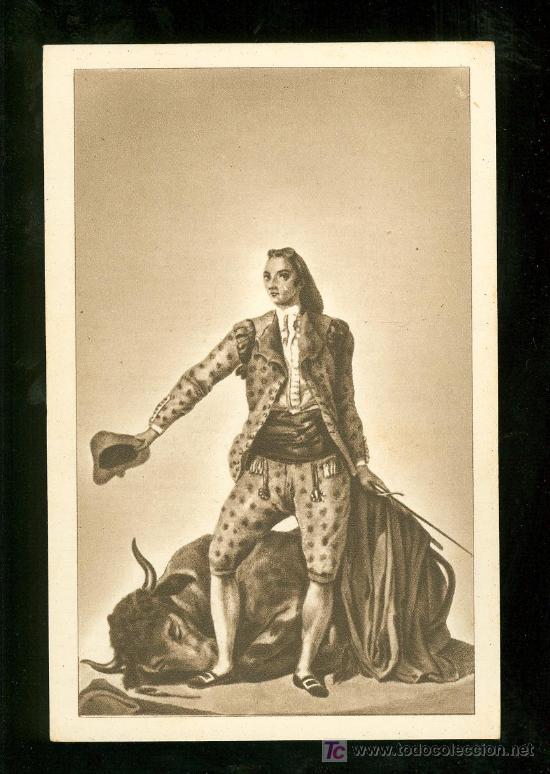 Bullfighting: TARJETA POSTAL ANTIGUA DE PEDRO ROMERO.