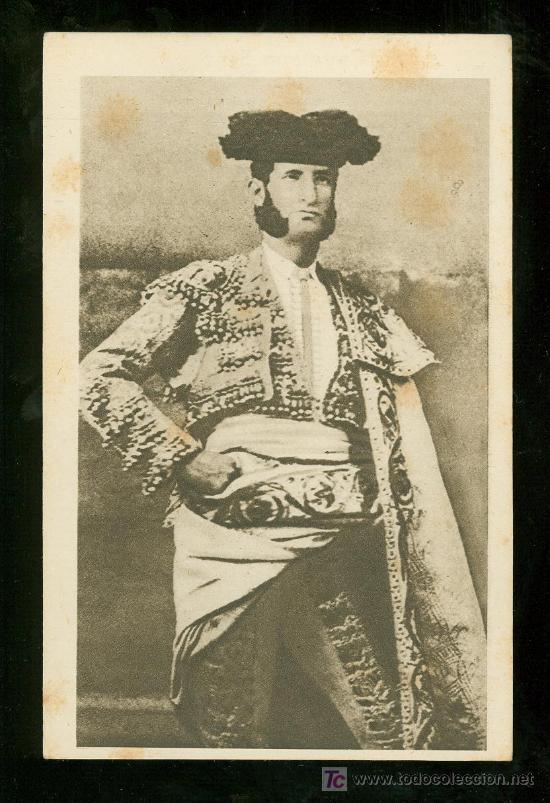 Bullfighting: TARJETA POSTAL ANTIGUA DE CAYETANO SANZ.
