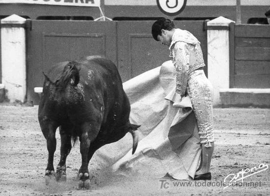 Tauromachia: FOTOGRAFIA ORIGINAL DE ARJONA AL MATADOR DIEGO PUERTA. PLAZA DE TOROS DE VALENCIA.