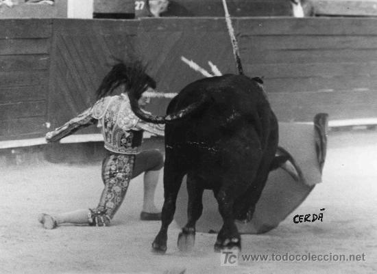 Tauromachia: FOTOGRAFIA ORIGINAL DE JOSE CERDA AL MATADOR PEPE LUIS RAMIREZ, RAYITO DE VENEZUELA.