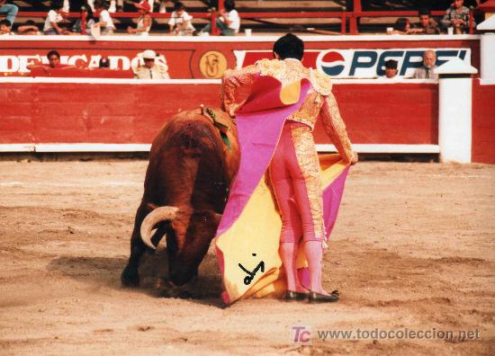 Tauromaquia: FOTOGRAFIA ORIGINAL AL DIESTRO RAFAEL ORTEGA. PLAZA DE TOROS EL RELICARIO, EN PUEBLA, MEJICO.
