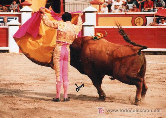 Tauromaquia: FOTOGRAFIA ORIGINAL AL DIESTRO RAFAEL ORTEGA. PLAZA DE TOROS EL RELICARIO, EN LA PUEBLA, MEJICO.