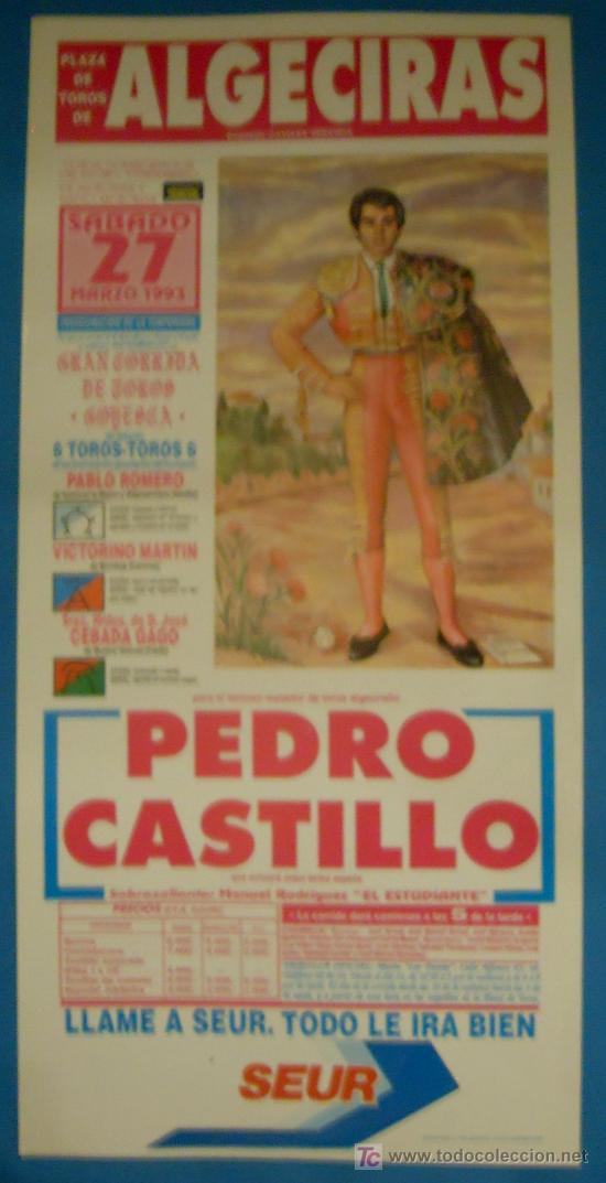 Bullfighting: CARTEL DE TOROS. PLAZA DE TOROS DE ALGECIRAS. GRAN CORRIDA DE TOROS GOYESCA. MAYO DE 1993.
