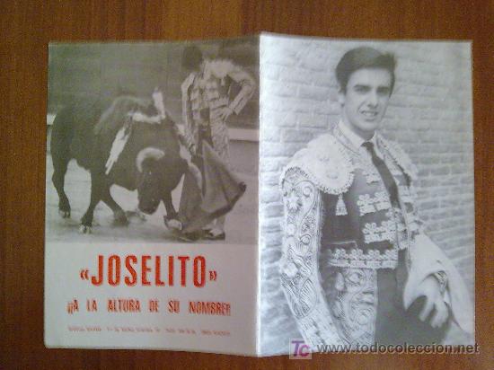 Tauromaquia: Foto postal de JOSELITO