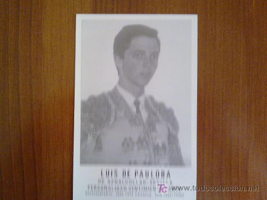 Foto postal Luis de Pauloba