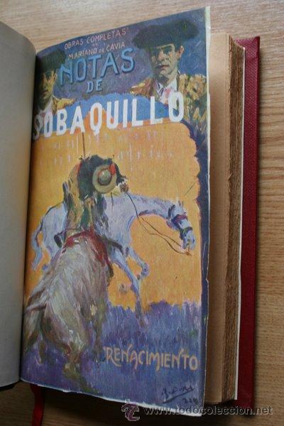 Tauromaquia: Notas de &rdquo;Sobaquillo&rdquo;. Cavia (Mariano) &rdquo;Sobaquillo&rdquo; - Foto 1