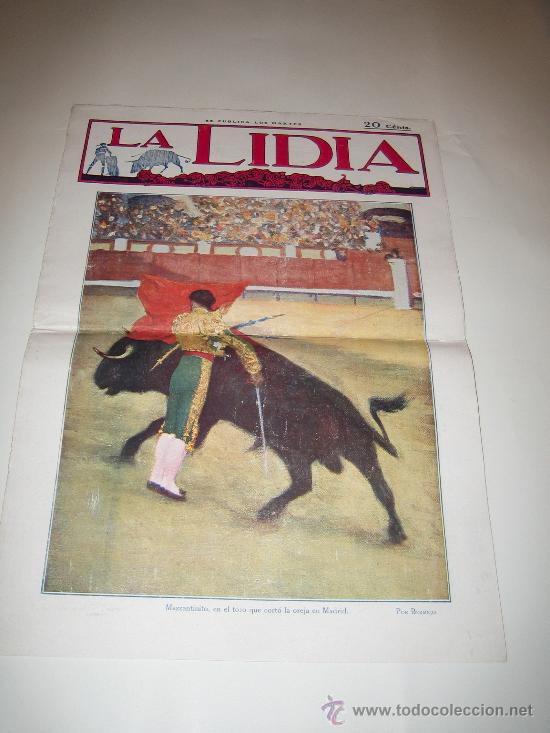 Tauromaquia: ANTIGUA REVISTA DE TOROS : LA LIDIA - 1914
