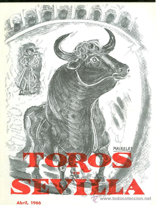 Tauromaquia: TOROS EN SEVILLA. ABRIL 1966. - Foto 1
