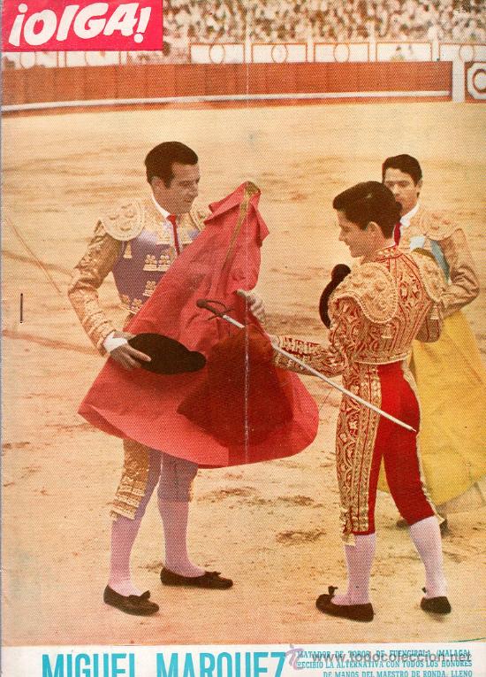 Stierkampf: REVISTA OIGA. SEVILLA 1968. N&ordm; 731. MIGUEL MARQUEZ. DIEGO PUERTA.