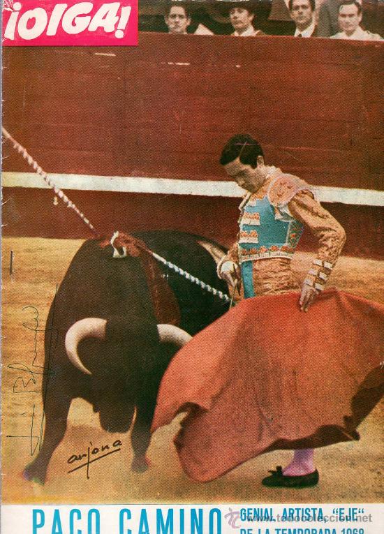 Tauromachia: REVISTA OIGA. SEVILLA 1968. N&ordm; 745. PACO CAMINO.