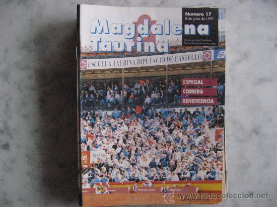 Tauromaquia: REVISTA MAGDALENA TAURINA,N&ordm; 17 A&Ntilde;O 1997.22 PAGINAS.CARTEL,JOSELITO,VICTOR PUERTO,JOSE CALVO.