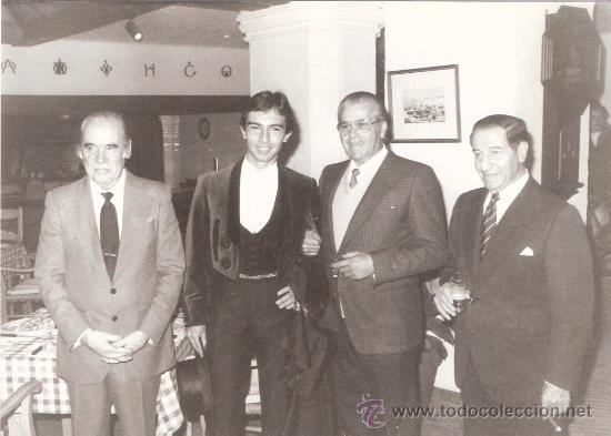 Tauromachia: FOTOGRAFIA DEL TORERO MANUEL ALVAREZ (EL ANDALUZ), LUCIO SANDIN, JULIO PEREZ Y L. FUENTES BEJARANO.