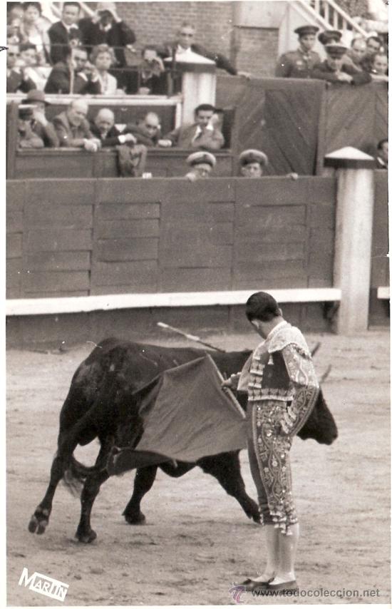 Tauromachie: FOTOGRAFIA DE TORERO. JUANITO SANCHEZ. PEON DE RUIZ MIGUEL. MADRID