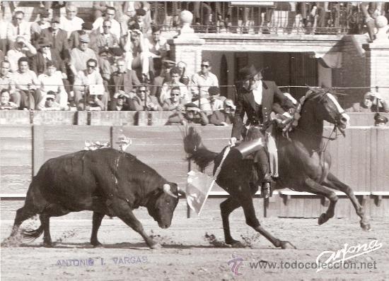 Tauromachie: FOTOGRAFIA DEL REJONEADOR. ANTONIO IGNACIO  VARGAS. SEVILLA.