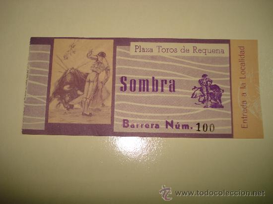 Tauromachia: Entrada de la Plaza de Toros de REQUENA  , Valencia, A&ntilde;o 1950s.