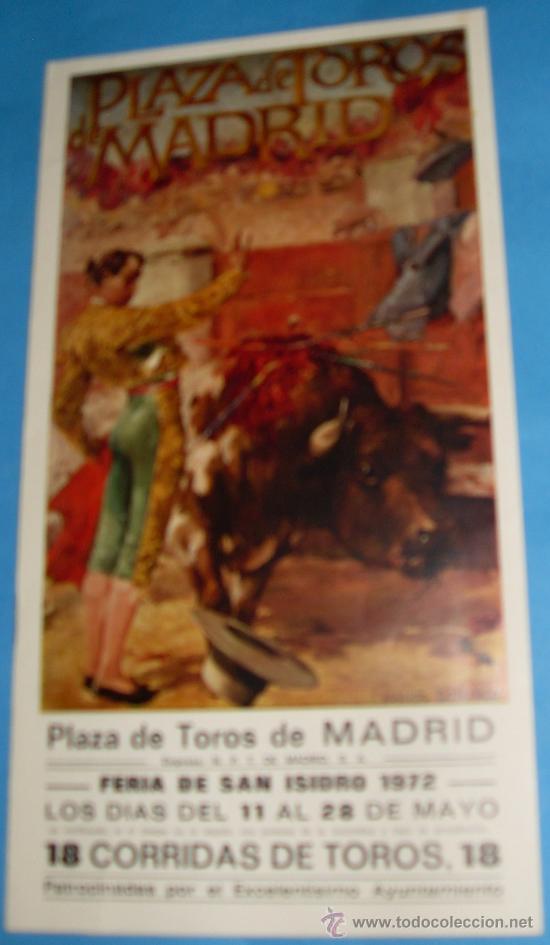 Stierkampf: PROGRAMA DE MANO. PLAZA DE MADRID. GRANDES CORRIDAS EXTRAORDINARIAS SAN ISIDRO 1971.