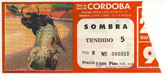 Stierkampf: BONITA ENTRADA DE TOROS - CORDOBA - (28-Mayo-1992)