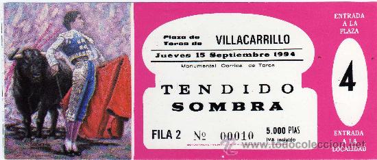 Stierkampf: BONITA ENTRADA DE TOROS - VILLACARRILLO (JAEN) - 15-SEPTIEMBRE-1994