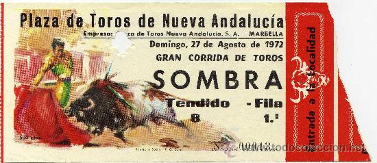 Stierkampf: BONITA ENTRADA DE TOROS - NUEVA ANDALUCIA - MARBELLA (MALAGA) - 27-AGOSTO-1972