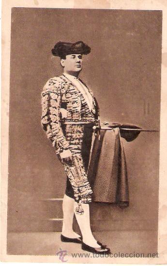 Tauromaquia: TARJETA BIOGRAFICA DE TOREROS. ANTONIO CARMONA LUQUE, EL GORDITO. VER FOTO ADICIONAL.