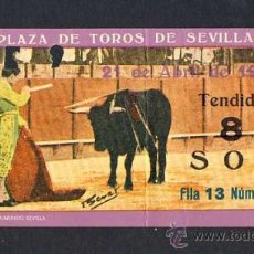 Tauromaquia: ENTRADA A LA PLAZA DE TOROS DE SEVILLA DE 1966. Lote 28022325