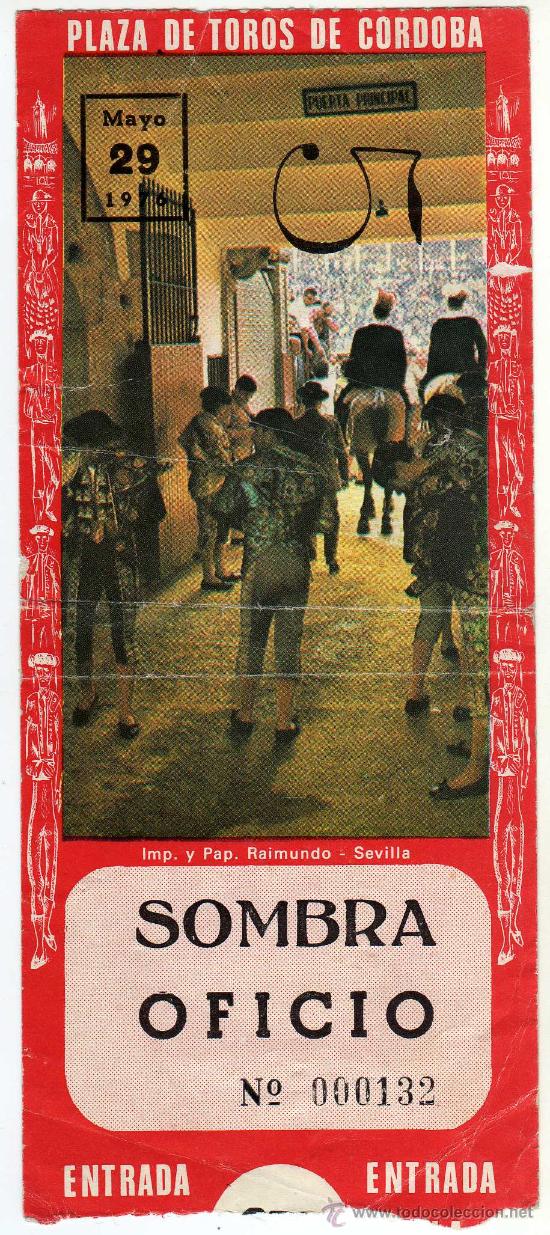 Stierkampf: BONITA ENTRADA DE TOROS - CORDOBA - 29-MAYO-1976