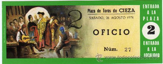 Stierkampf: PRECIOSA ENTRADA DE TOROS - CIEZA (MURCIA) - 26-AGOSTO-1978