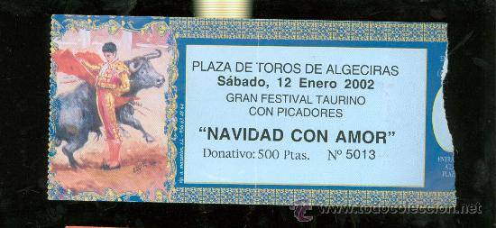 Tauromachia: ENTRADA DE TOROS. PLAZA DE TOROS DE ALGECIRAS. 2002.