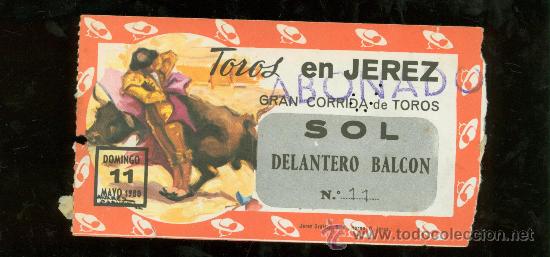 Tauromachia: ENTRADA DE TOROS. PLAZA DE TOROS DE JEREZ. 1980.