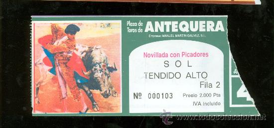 Tauromachia: ENTRADA DE TOROS. PLAZA DE TOROS DE ANTEQUERA.