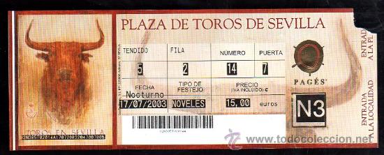 Tauromaquia: ENTRADA DE TOROS DE SEVILLA. JULIO 2003 - Foto 1
