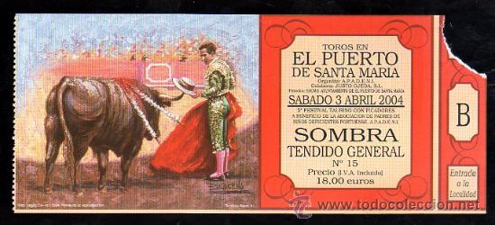 Tauromachia: ENTRADA DE TOROS DE EL PUERTO DE SANTA MARIA. ABRIL 2004