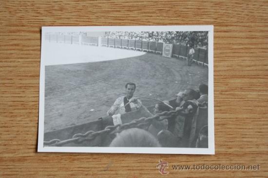 Tauromaquia: Fotograf&iacute;a. Luis Miguel Domingu&iacute;n con el estoque.