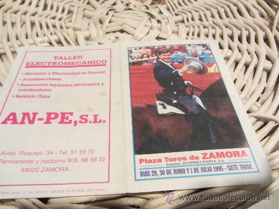Tauromaquia: PROGRAMA DE TOROS ZAMORA 95 - Foto 1