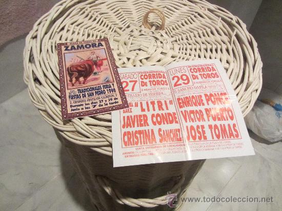 Tauromaquia: PROGRAMA DE TOROS ZAMORA 98 - Foto 1