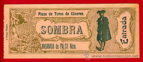 Stierkampf: ENTRADA TOROS, PLAZA DE CACERES , 1906 , ORIGINAL , ET1994