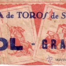 Tauromaquia: ENTRADA DE LA PLAZA DE TOROS DE SEVILLA DE 1951