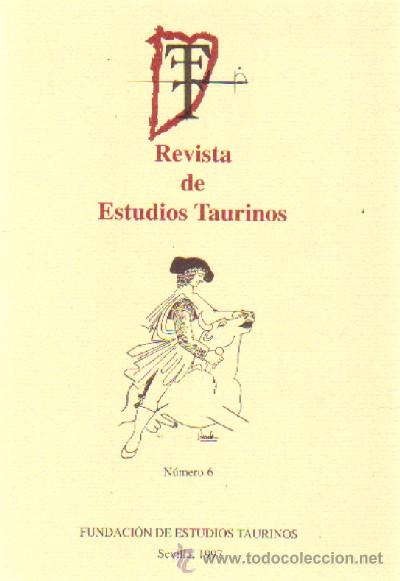 Tauromaquia: REVISTA DE ESTUDIOS TAURINOS N&ordm; 6 T-244