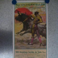 Tauromaquia: CARTEL TOROS CASTELLON. 1968. APARICIO. PUERTA. ORDOÑEZ. CORTES. MONDEÑO. LINARES.CROSS EXTREMS. Lote 32746726
