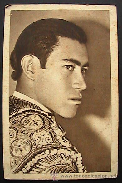 Tauromaquia: POSTAL-CROMO 14X9 CM, ANDRES BLANDO GORDILLO, VER FOTO REVERSO
