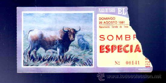 Stierkampf: ENTRADA DE TOROS. PLAZA DE TOROS DEL PUERTO. AGOSTO 1991.