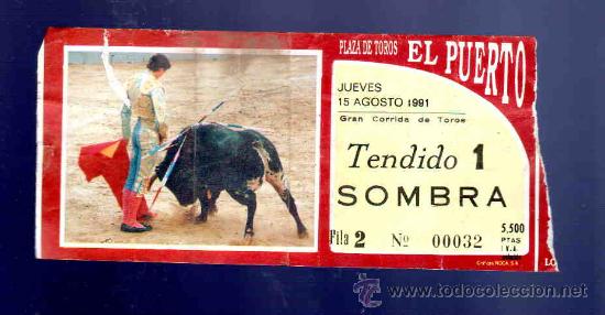 Bullfighting: ENTRADA DE TOROS. PLAZA DE TOROS DEL PUERTO. AGOSTO 1991.