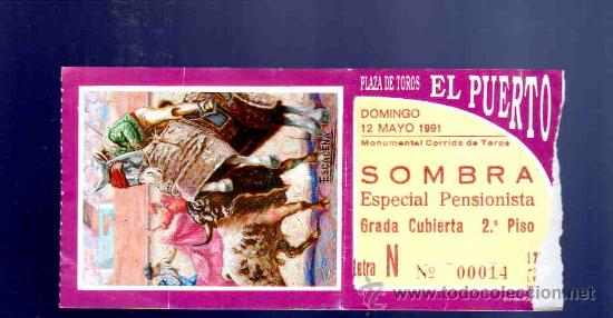Tauromaquia: ENTRADA DE TOROS. PLAZA DE TOROS DEL PUERTO. MAYO 1991.
