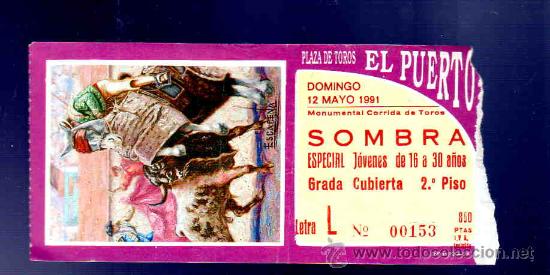 Tauromaquia: ENTRADA DE TOROS. PLAZA DE TOROS DEL PUERTO. MAYO 1991.