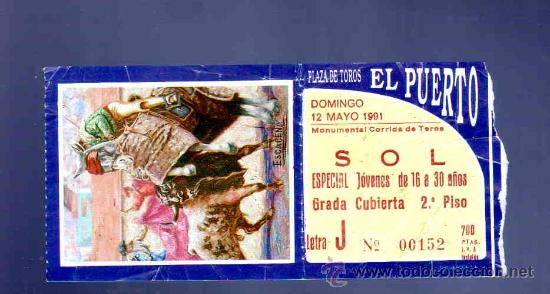 Tauromaquia: ENTRADA DE TOROS. PLAZA DE TOROS DEL PUERTO. MAYO 1991.