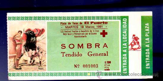 Tauromaquia: ENTRADA DE TOROS. PLAZA DE TOROS DEL PUERTO. MARZO 1991.