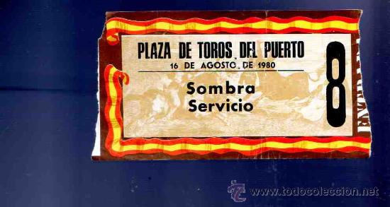 Stierkampf: ENTRADA DE TOROS. PLAZA DE TOROS DEL PUERTO. AGOSTO 1980