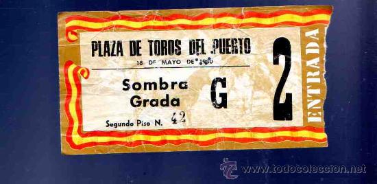 Stierkampf: ENTRADA DE TOROS. PLAZA DE TOROS DEL PUERTO. MAYO 1980