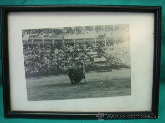 Tauromaquia: Copia de foto de Manolete 22x15 cm y marco 30x23 cm