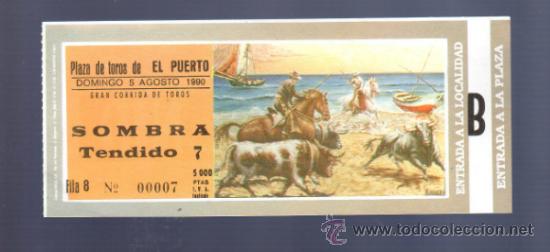 Tauromachia: ENTRADA DE TOROS ENTERA. PLAZA DEL PUERTO SANTA MARIA. 1990.